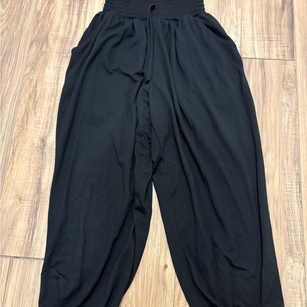Black High-Waisted Pants